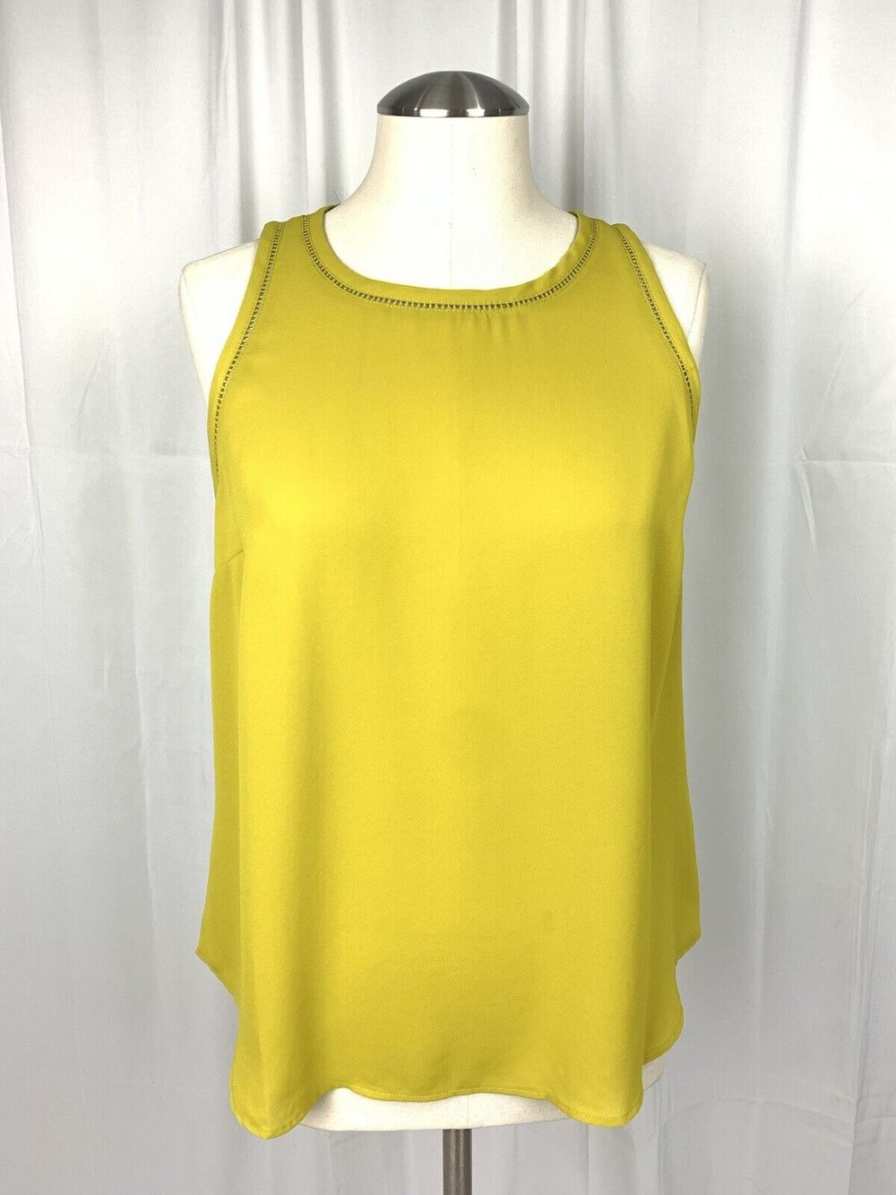 JCREW Women’s Feminine Sleeveless Blouse Size 6 In Mustard Color J2563 NWT